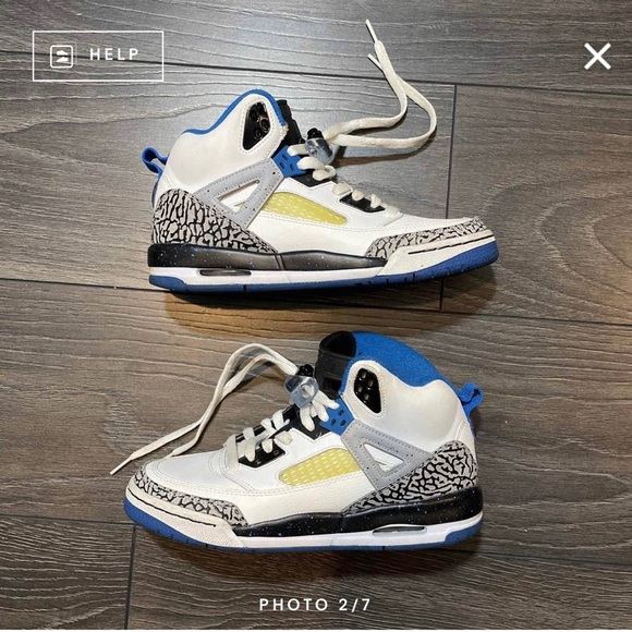 Jordan Spiz’ike GS Sport Blue - Picture 3 of 8